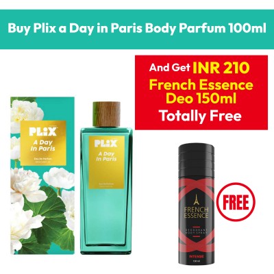 Plix a Day in Paris Body Parfum 100ml + French Essence Deo 150ml free